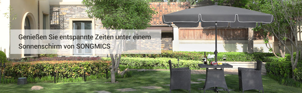 Balkon Parasol – Zonwering UPF 50+ met Opbergtas (Zonder Voet) - 
Gratis verzending in Nederland