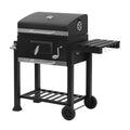Houtskool BBQ Grill – Verstelbare Hoogte met Wielen (113 × 45,5 × 100 cm) Barbecue Grill for Garden Camping Picnic - 
Gratis verzending in Nederland