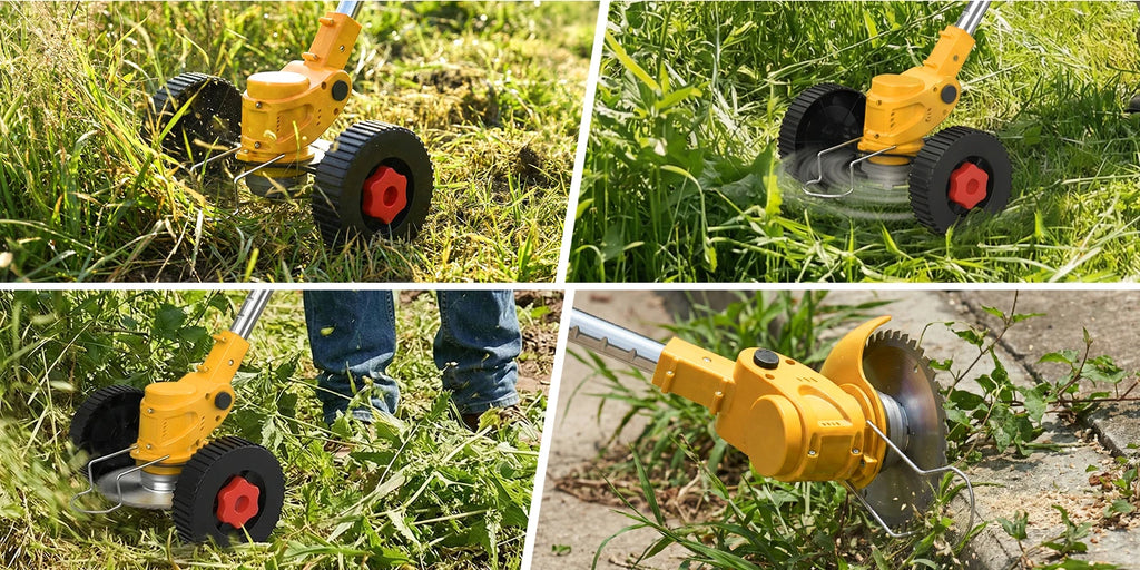 CONENTOOL 21V Accu Grastrimmer met Wielen - 
Gratis verzending in Nederland
