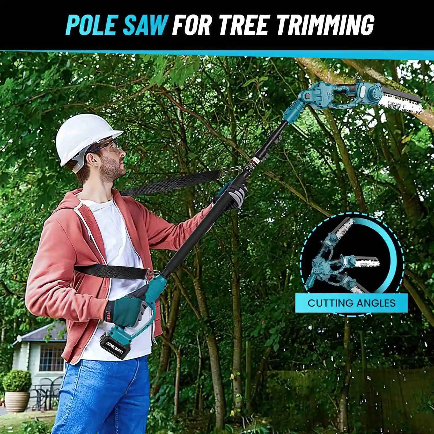 8 inch Accu Takkenschaar / Kettingzaag met Telescopische Steel (2,8 m) –
Gratis verzending in Nederland