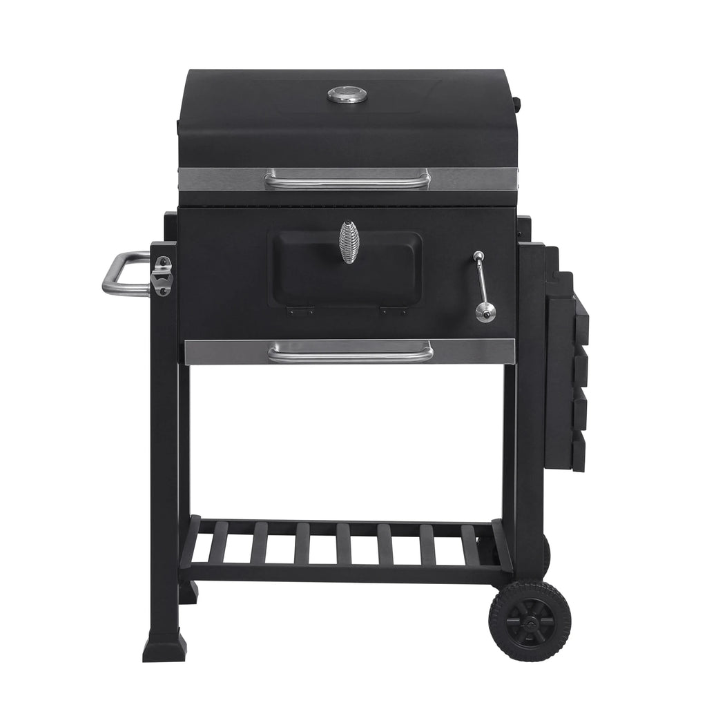 Houtskool BBQ Grill – Verstelbare Hoogte met Wielen (113 × 45,5 × 100 cm) Barbecue Grill for Garden Camping Picnic - 
Gratis verzending in Nederland