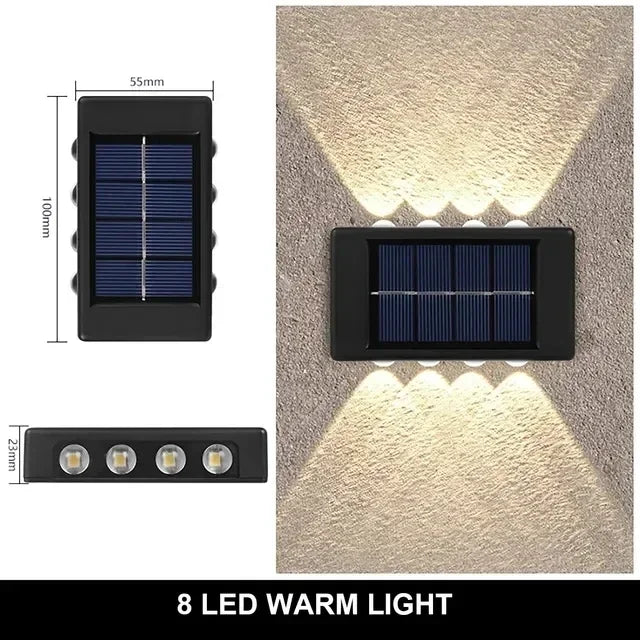 12 LED Solar Wandlamp – Waterdichte Tuinverlichting voor Buiten - 
Gratis verzending in Nederland