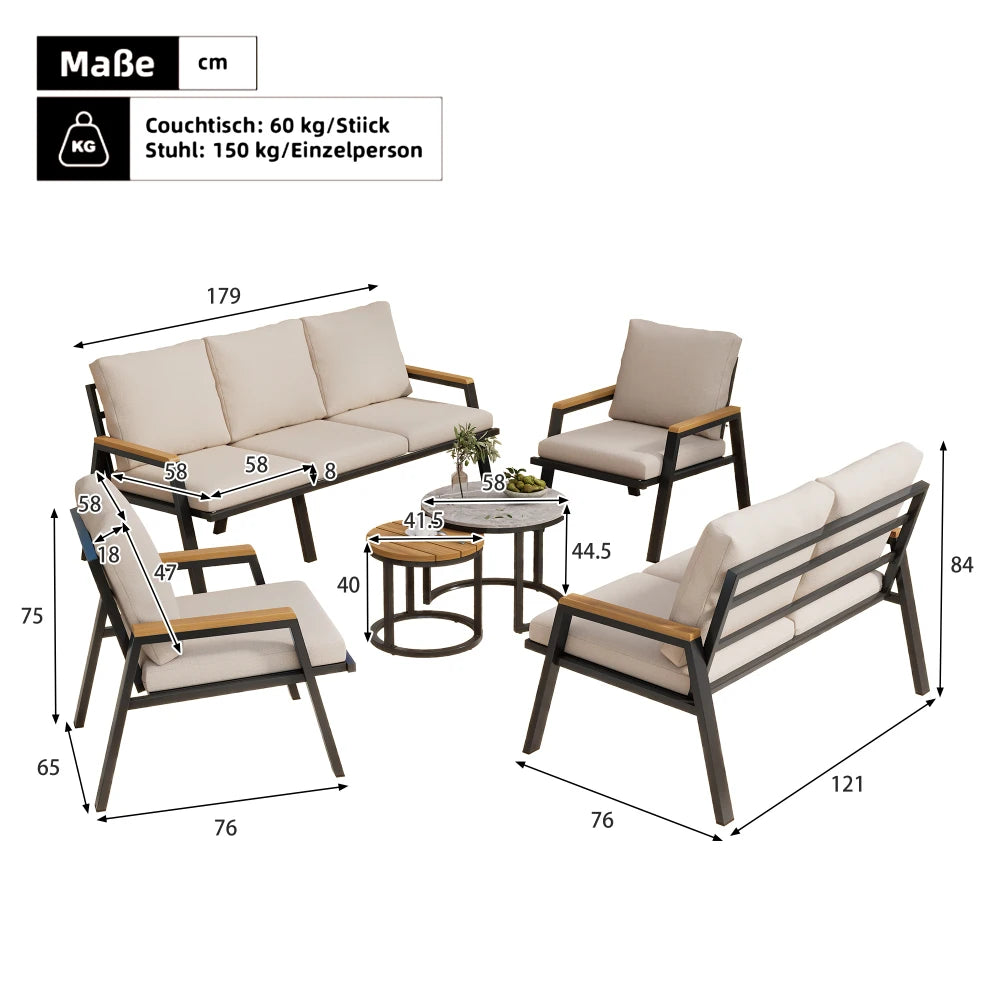 Tuin Loungeset - 
Gratis verzending in Nederland