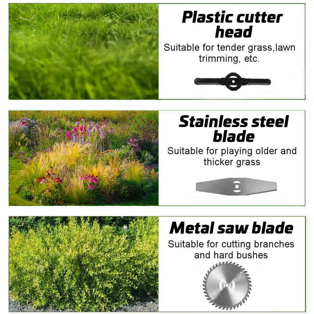 850W Accu Grastrimmer – Elektrische Grasmaaier voor Tuin en Gazon (Makita Accu Compatibel) - 
Gratis verzending in Nederland
