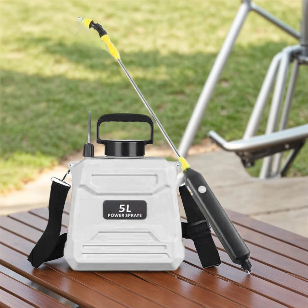 5L Shoulder Pesticide Electric Sprayer Plant Mister Automatic Garden Water Sprayer Bottle USB Rechargeable Agricultural Sprayer