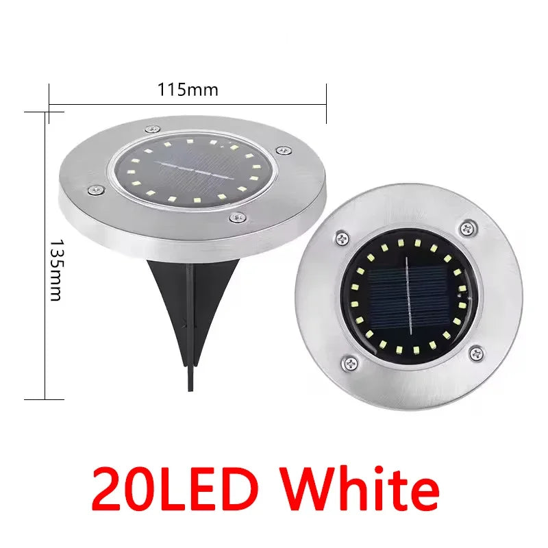 4/8 Stuks Solar Grondspots – 8/20 LED Buitenverlichting voor Tuin en Pad - 
Gratis verzending in Nederland