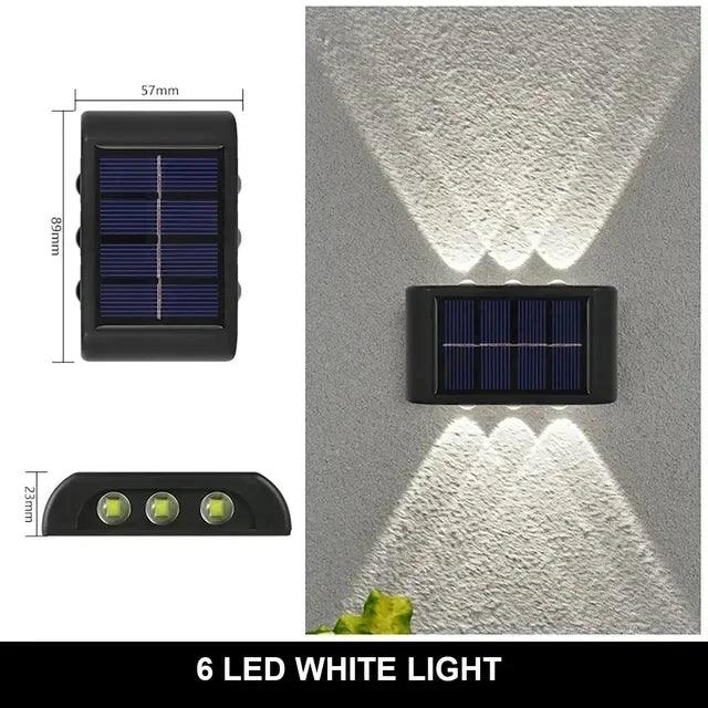 12 LED Solar Wandlamp – Waterdichte Tuinverlichting voor Buiten - 
Gratis verzending in Nederland