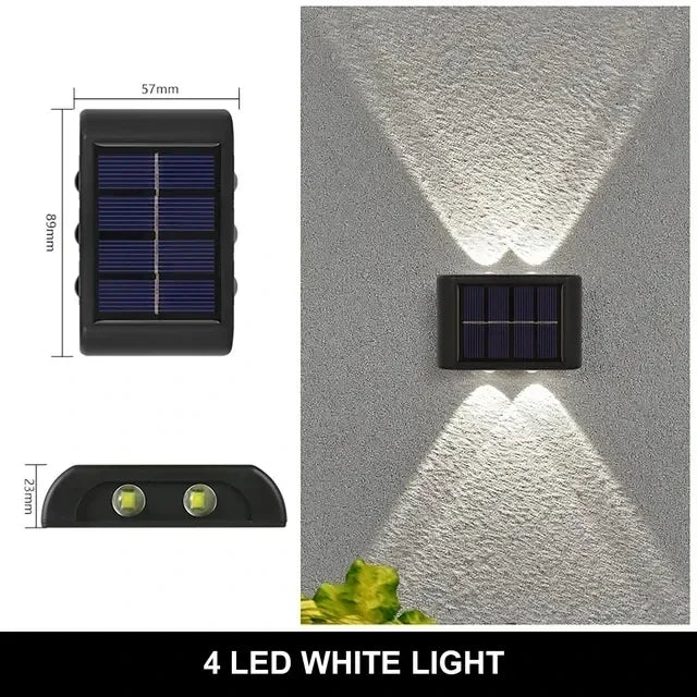 12 LED Solar Wandlamp – Waterdichte Tuinverlichting voor Buiten - 
Gratis verzending in Nederland