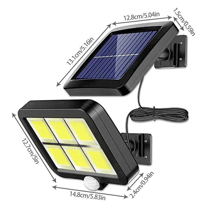 COB Solar Wandlamp met Bewegingssensor -
Gratis verzending in Nederland