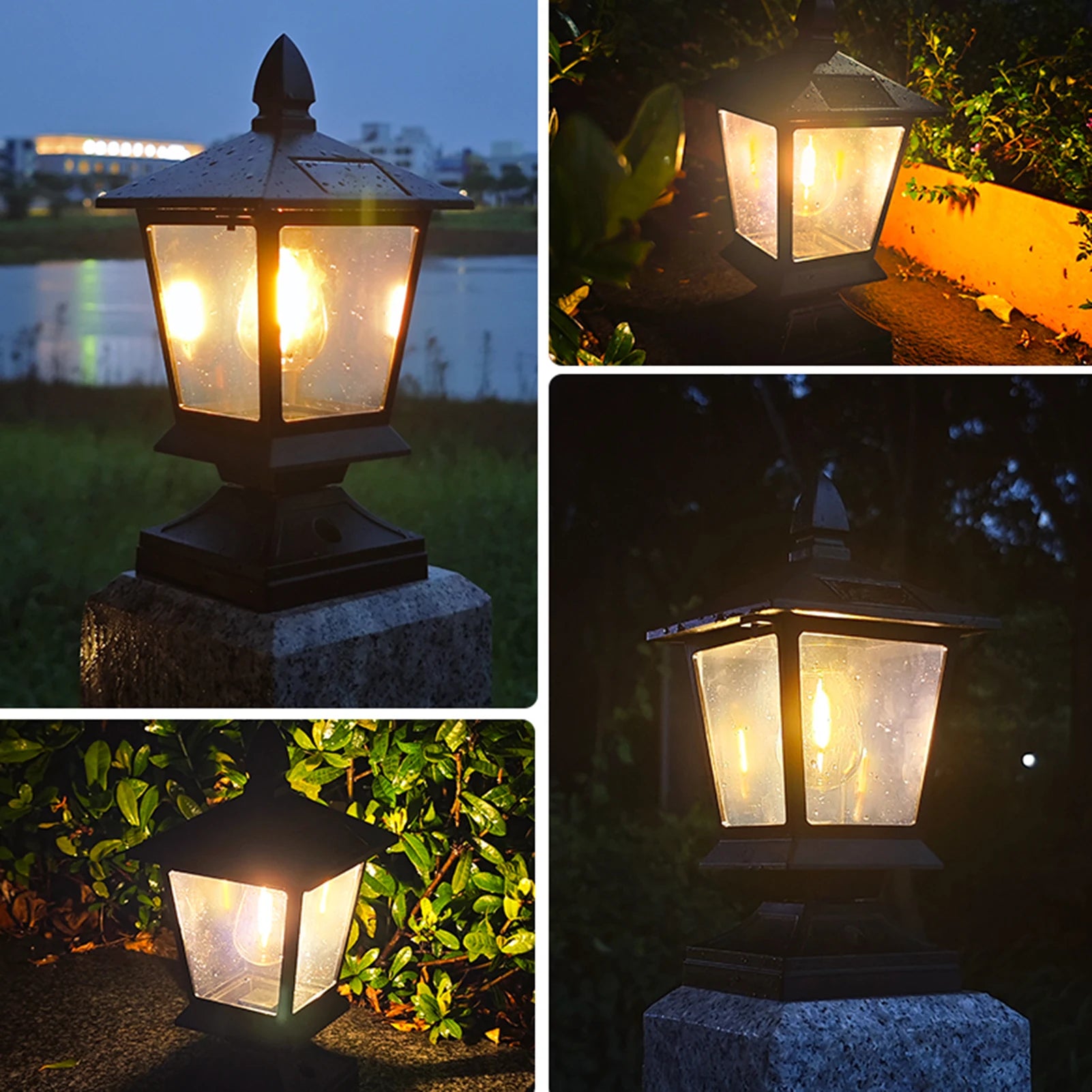 Solar Tuinlamp voor Pilaar - Gratis verzending in Nederland