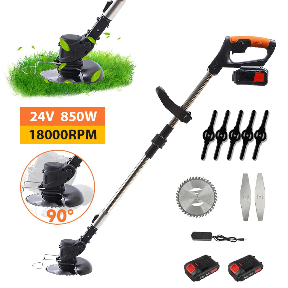 850W Accu Grastrimmer – Elektrische Grasmaaier voor Tuin en Gazon (Makita Accu Compatibel) - 
Gratis verzending in Nederland