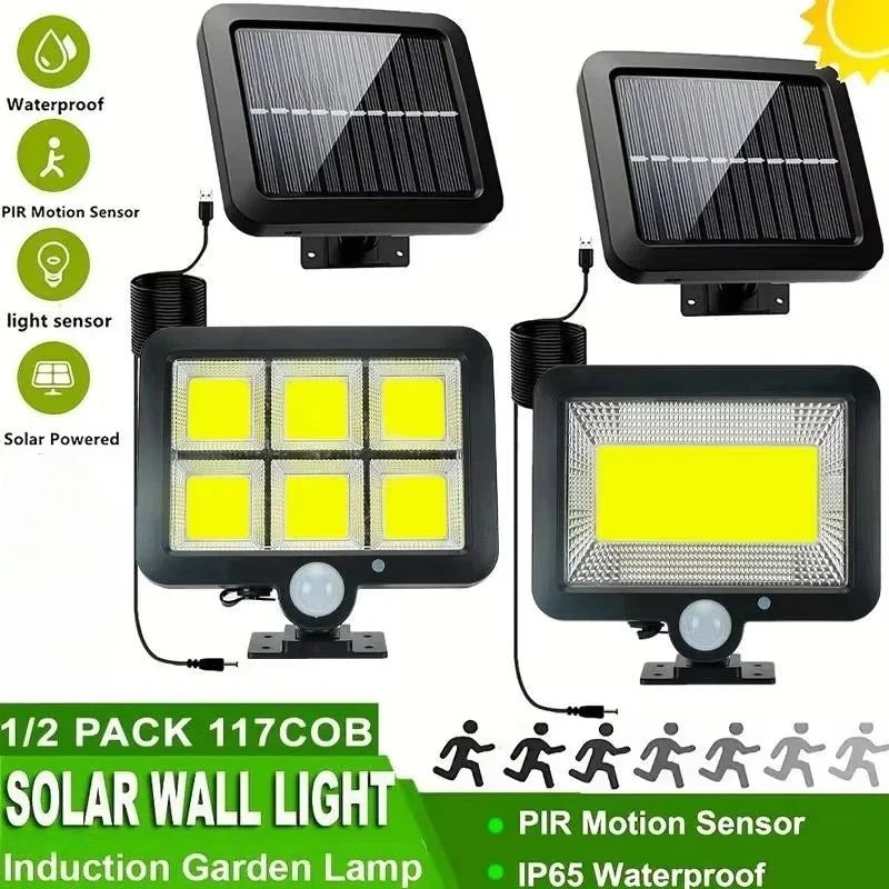 COB Solar Wandlamp met Bewegingssensor -
Gratis verzending in Nederland