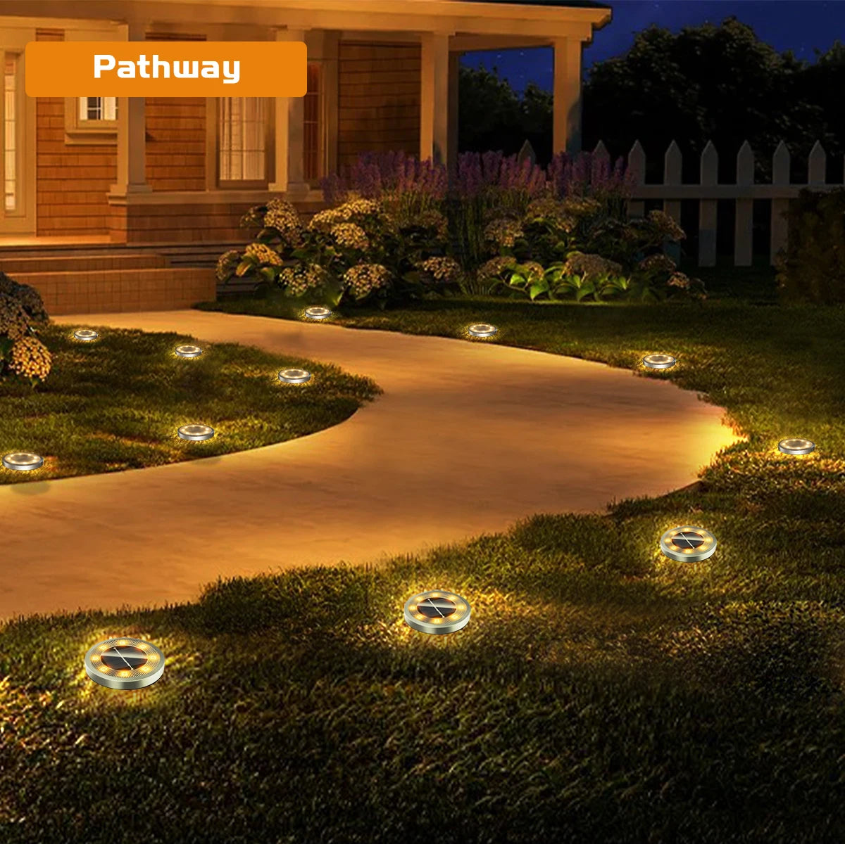 Set van 4 stuks. Solar grondlampen IP65 waterdicht  - Gratis verzending in Nederland