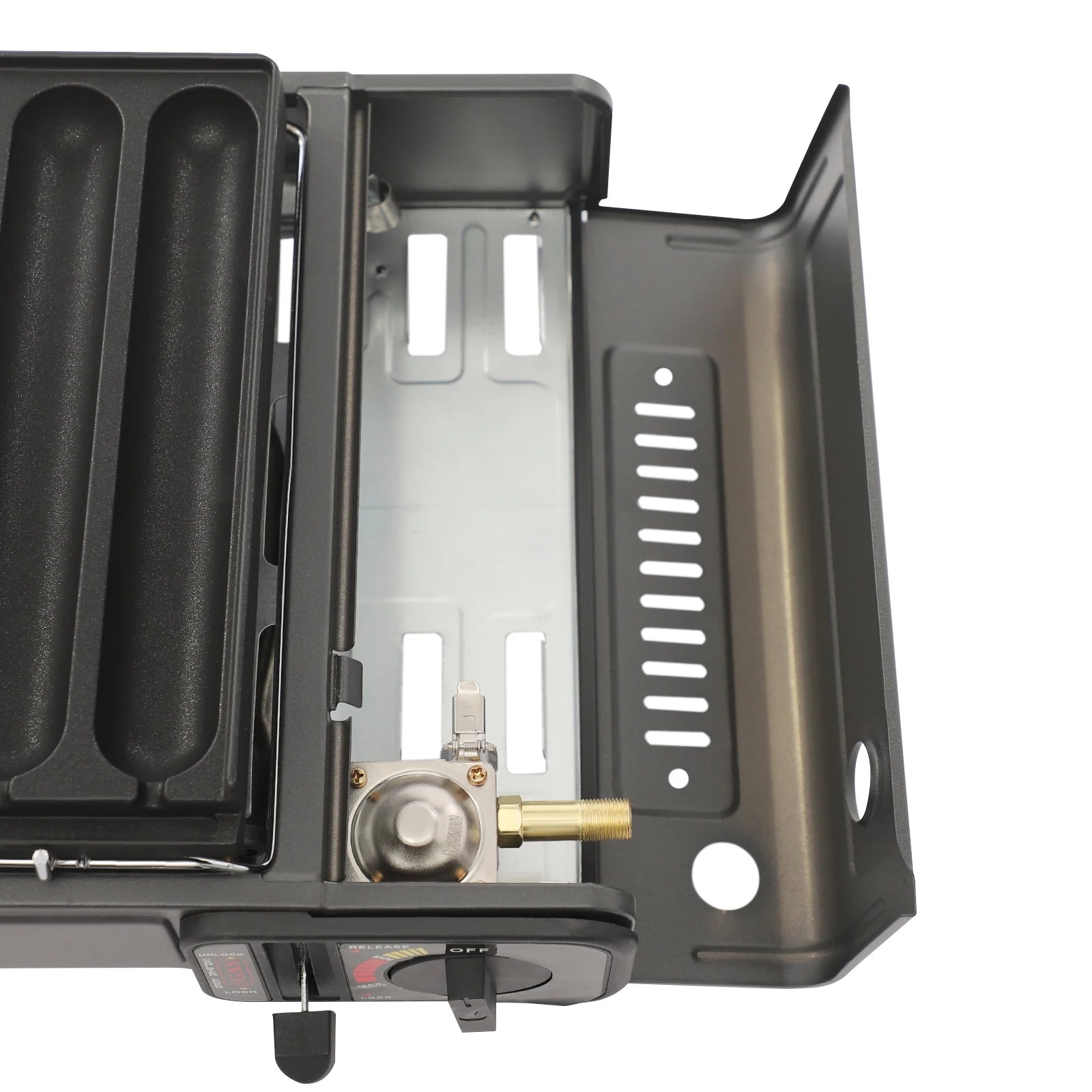 Tafelmodel Gas BBQ – 42 × 26 × 11 cm Draagbare en Demonteerbare Gasbarbecue - 
Gratis verzending in Nederland
