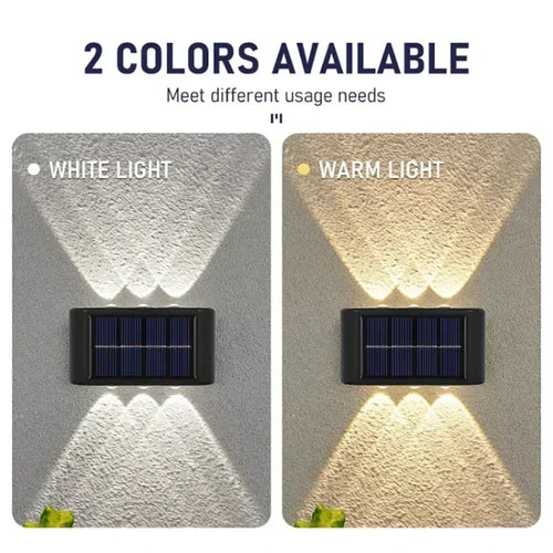 12 LED Solar Wandlamp – Waterdichte Tuinverlichting voor Buiten - 
Gratis verzending in Nederland