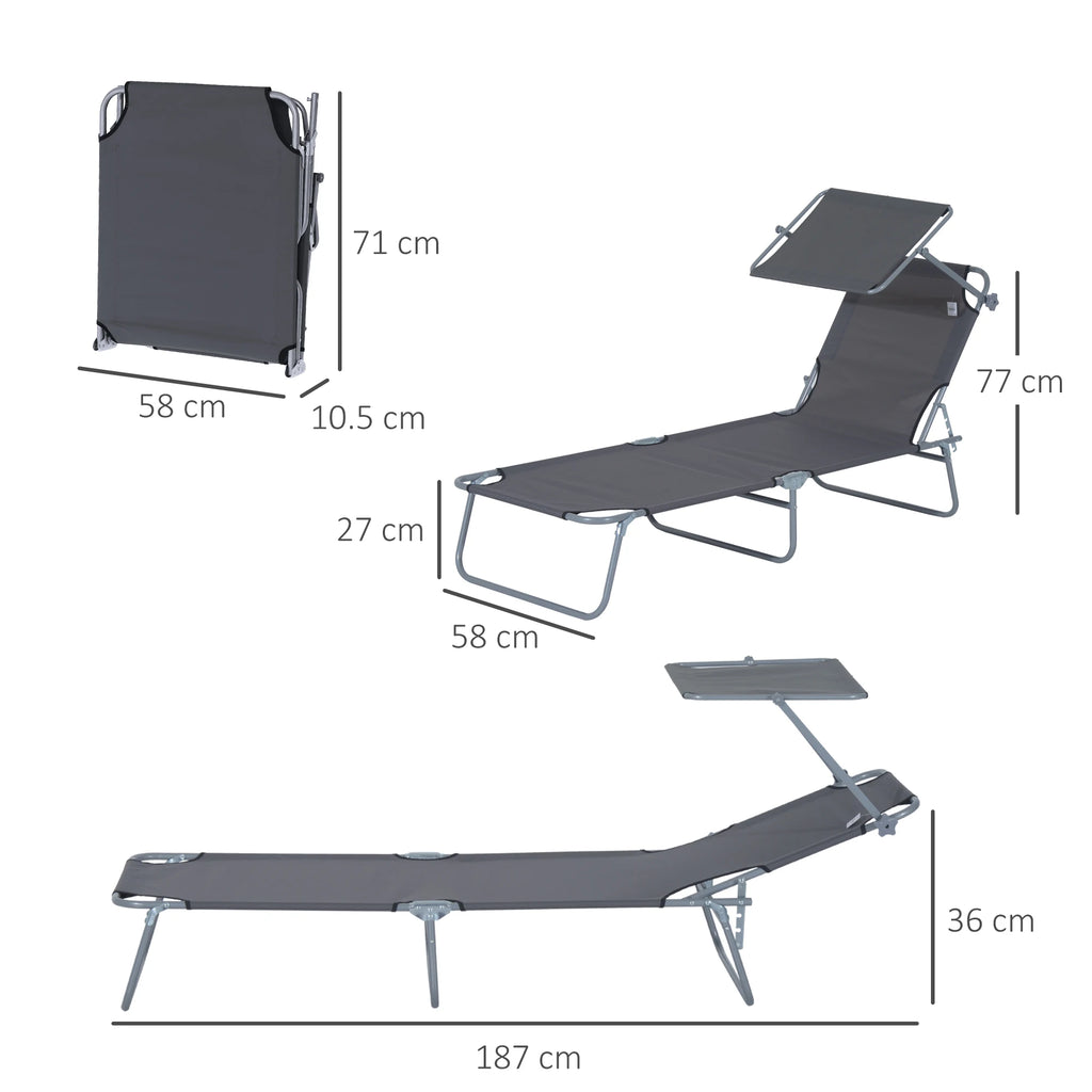 Ligstoel voor Tuin, Strand en Terras (1 stuk / set) - Gratis verzending in Nederland