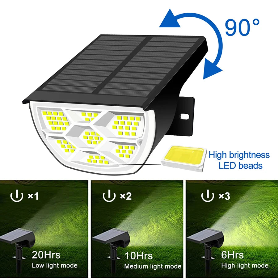 72/68 LED Solar Tuinspots - 
Gratis verzending in Nederland