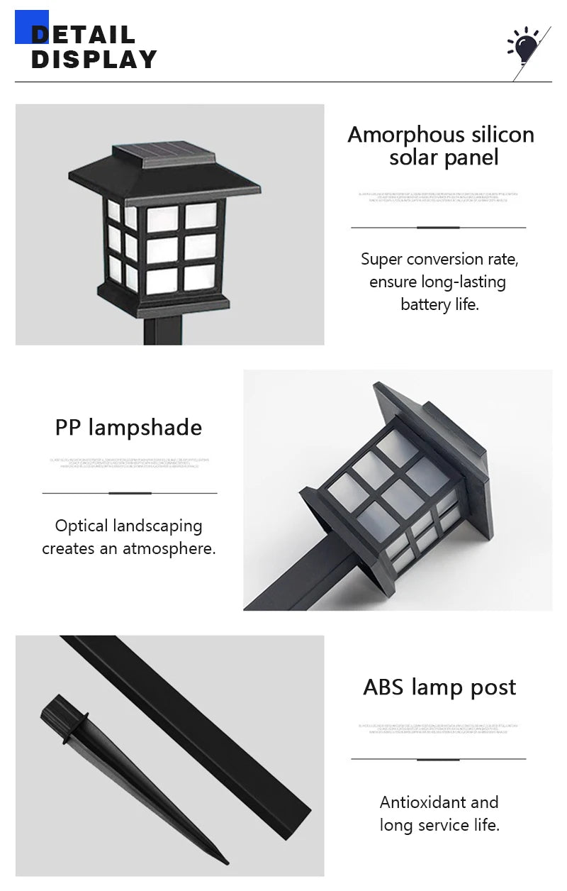 LED Solar Tuinlamp - Gratis verzending in Nederland