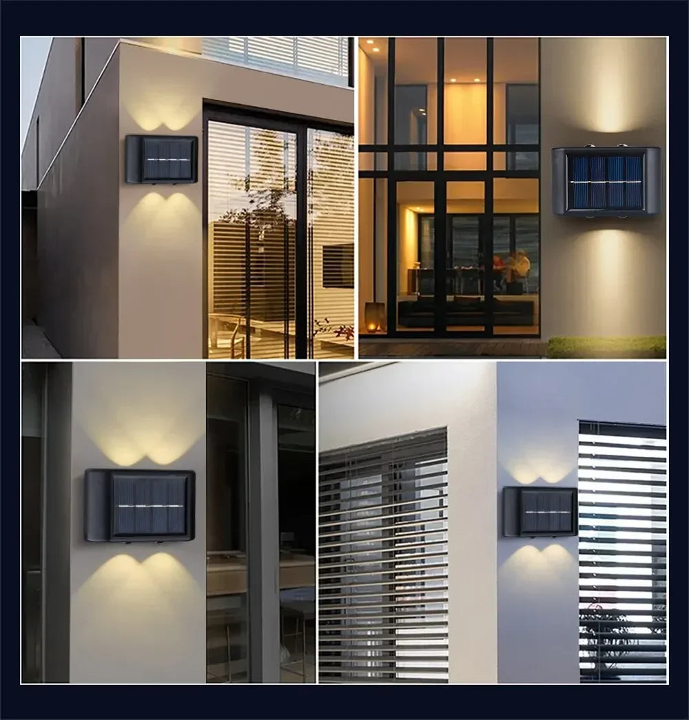 12 LED Solar Wandlamp – Waterdichte Tuinverlichting voor Buiten - 
Gratis verzending in Nederland