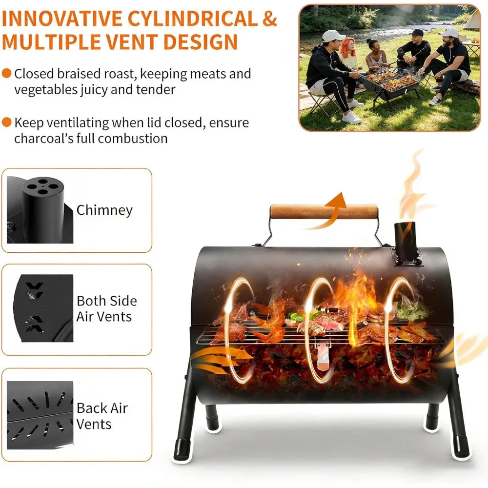 Rookloze 2-in-1 BBQ Grill – Draagbare Grill & Bakplaat voor Binnen en Buiten - 
Gratis verzending in Nederland