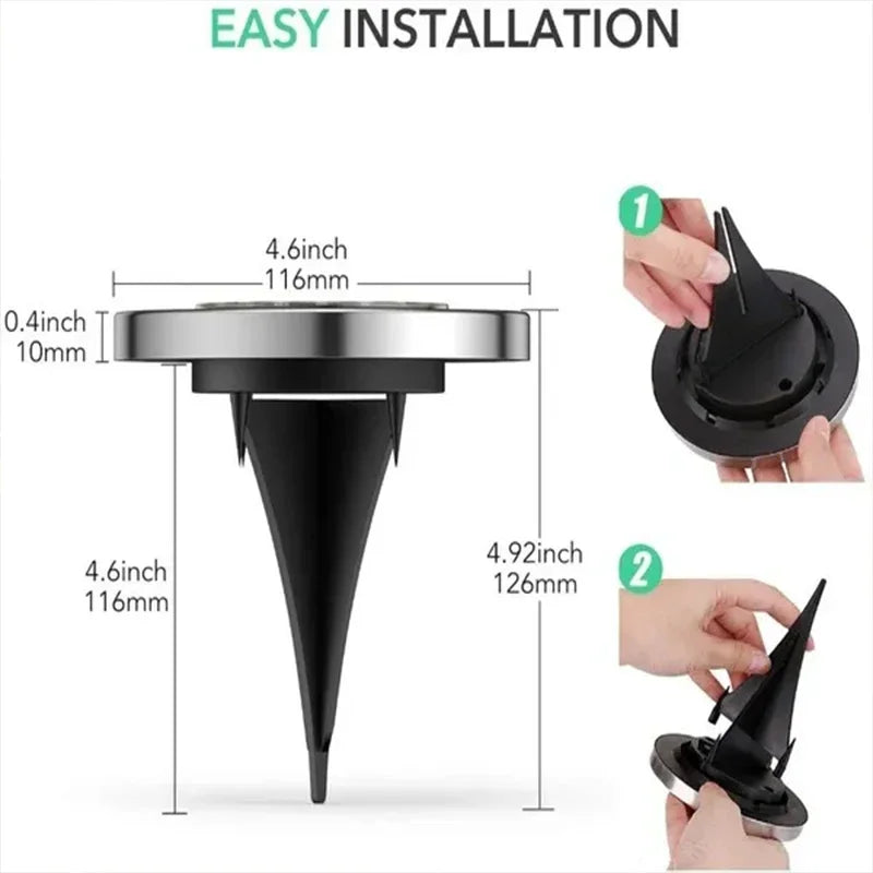 4/8 Stuks Solar Grondspots – 8/20 LED Buitenverlichting voor Tuin en Pad - 
Gratis verzending in Nederland