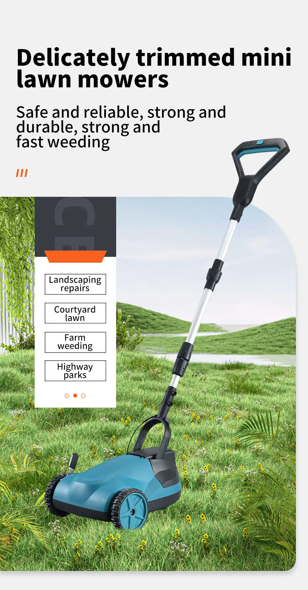 Elektrische Mini Grastrimmer - 
Gratis verzending in Nederland