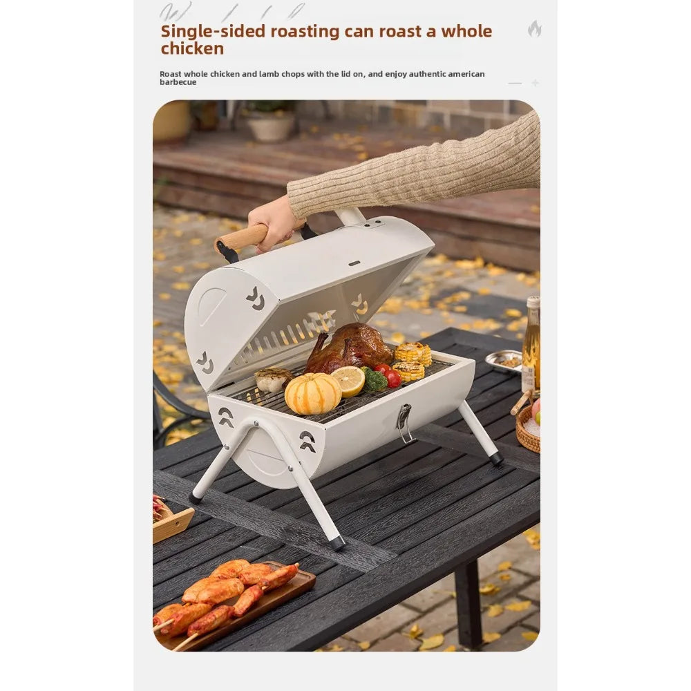 Rookloze 2-in-1 BBQ Grill – Draagbare Grill & Bakplaat voor Binnen en Buiten - 
Gratis verzending in Nederland