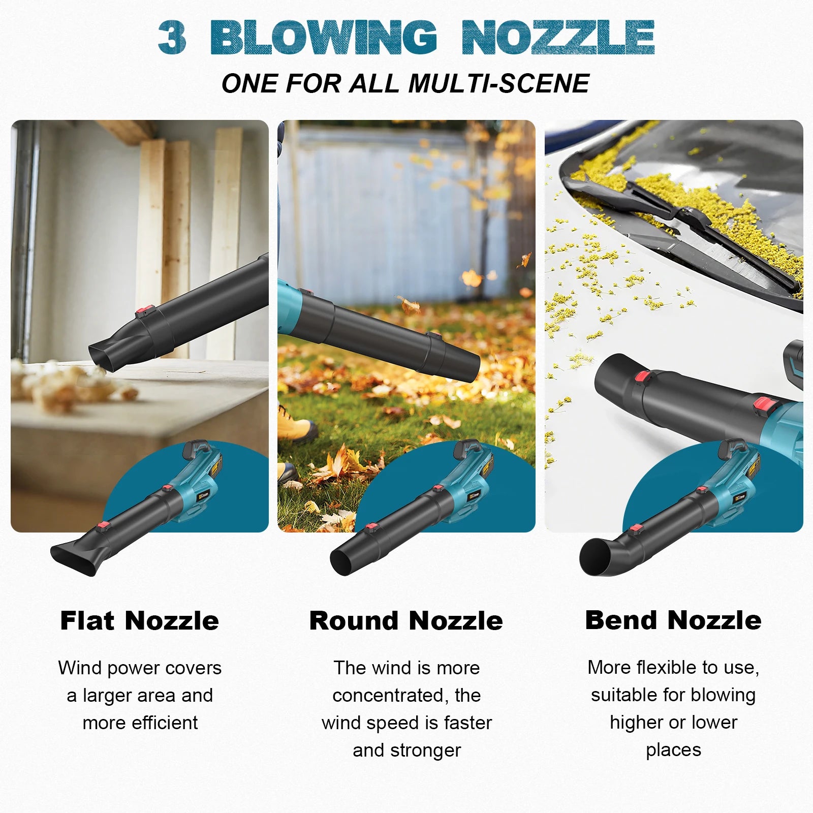 2000W Accu Bladblazer - Makita 18V Compatibel - 
Gratis verzending in Nederland