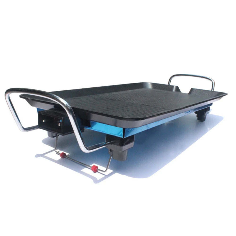 Rechthoekige Elektrische BBQ Grill – 40 × 24 cm Bakplaat voor Binnen en Buiten - 
Gratis verzending in Nederland