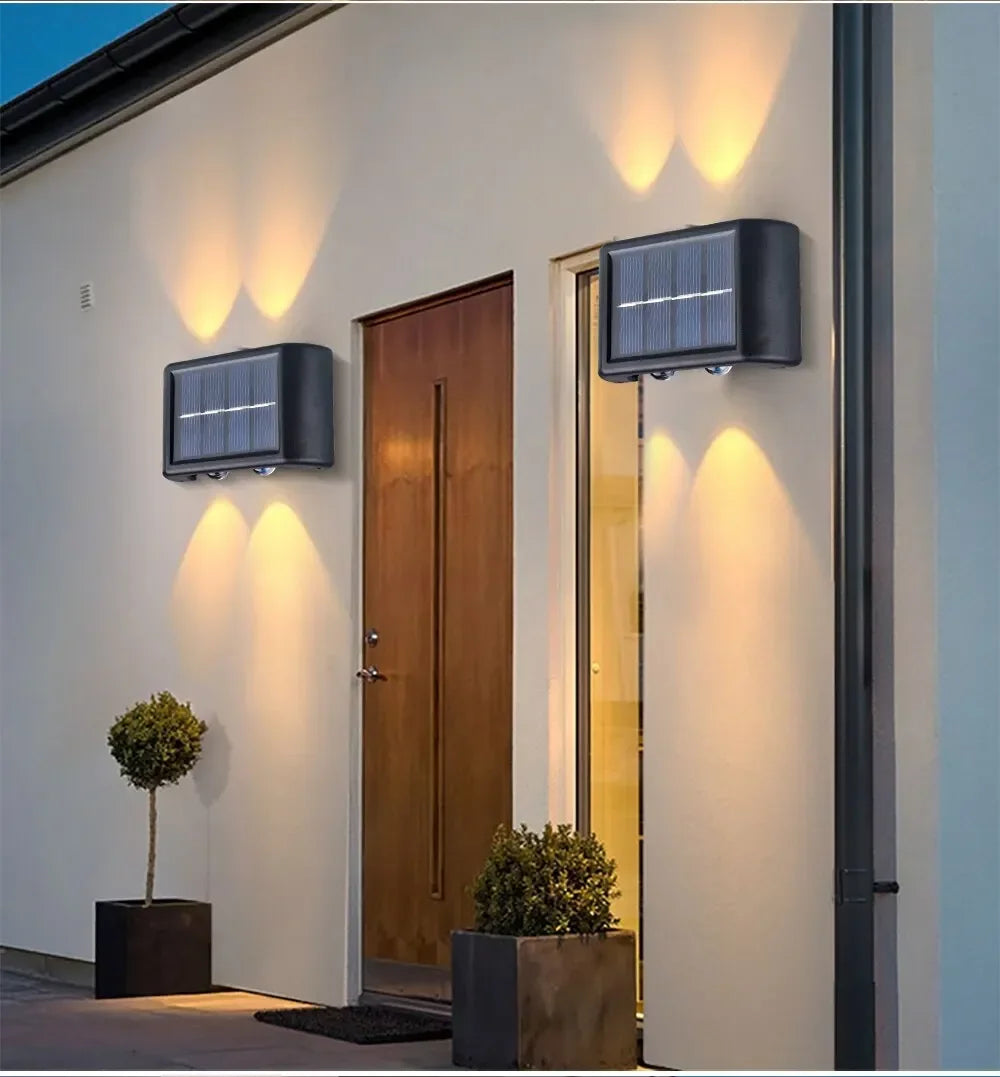 12 LED Solar Wandlamp – Waterdichte Tuinverlichting voor Buiten - 
Gratis verzending in Nederland