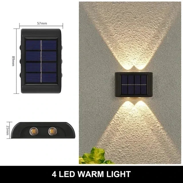 12 LED Solar Wandlamp – Waterdichte Tuinverlichting voor Buiten - 
Gratis verzending in Nederland