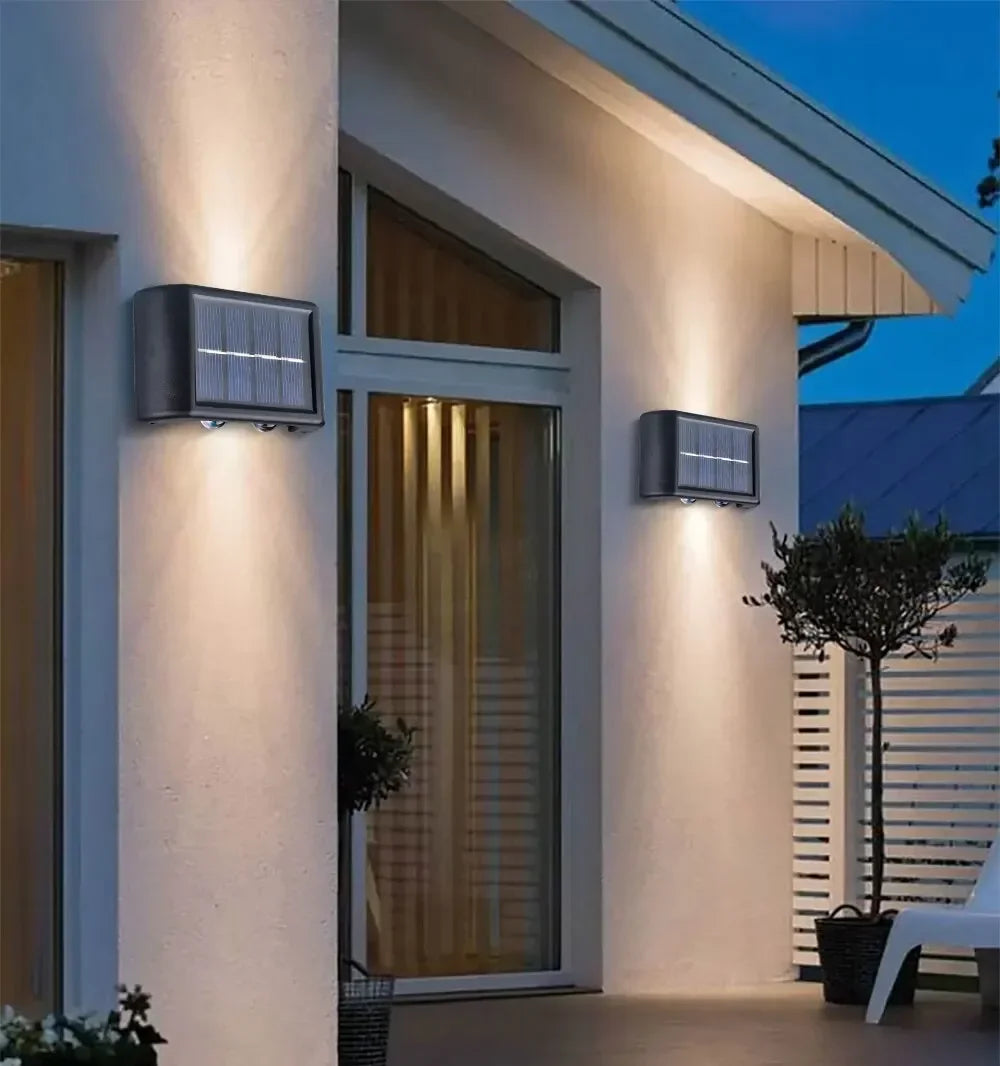 12 LED Solar Wandlamp – Waterdichte Tuinverlichting voor Buiten - 
Gratis verzending in Nederland