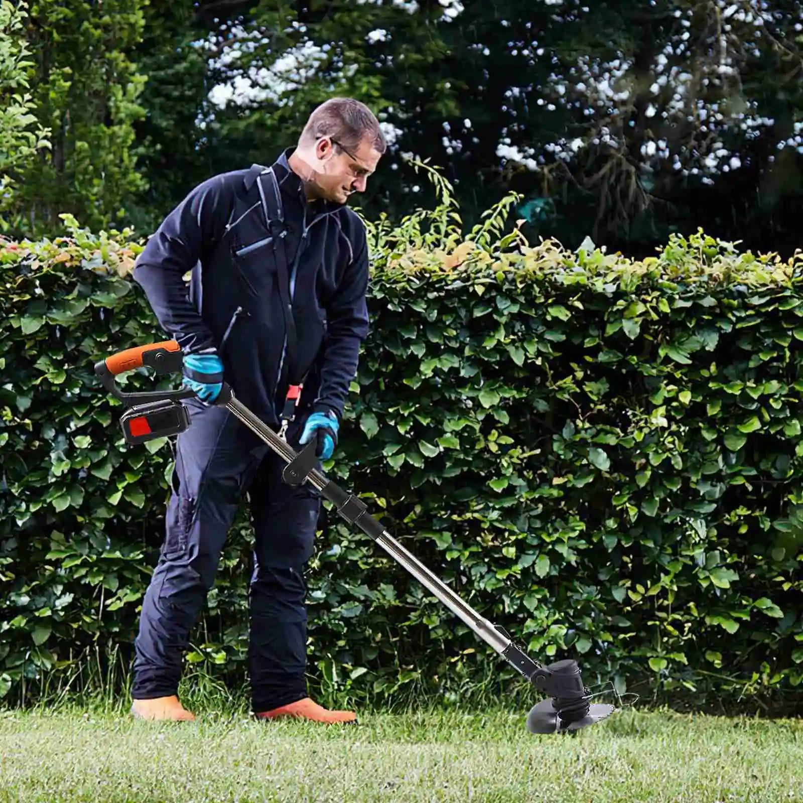 850W Accu Grastrimmer – Elektrische Grasmaaier voor Tuin en Gazon (Makita Accu Compatibel) - 
Gratis verzending in Nederland