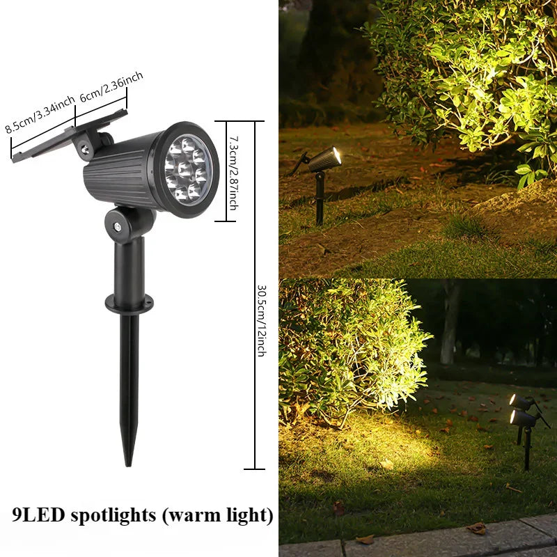 9 LED Solar Tuinspot - Gratis verzending in Nederland