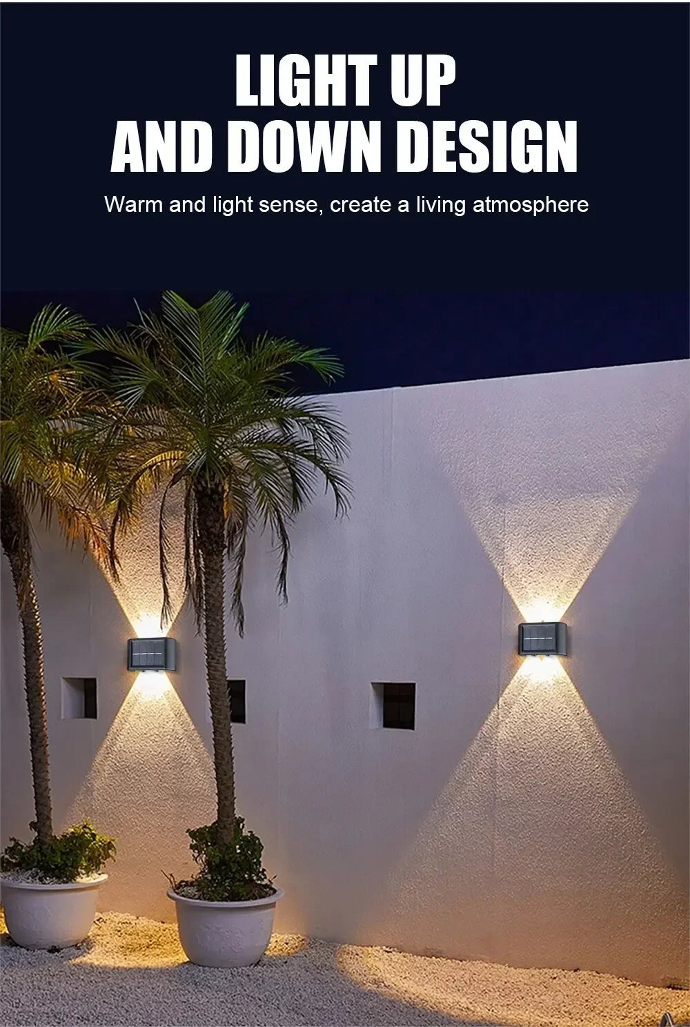 12 LED Solar Wandlamp – Waterdichte Tuinverlichting voor Buiten - 
Gratis verzending in Nederland