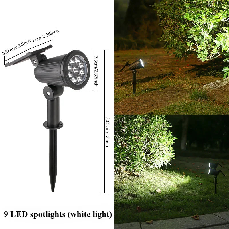 9 LED Solar Tuinspot - Gratis verzending in Nederland