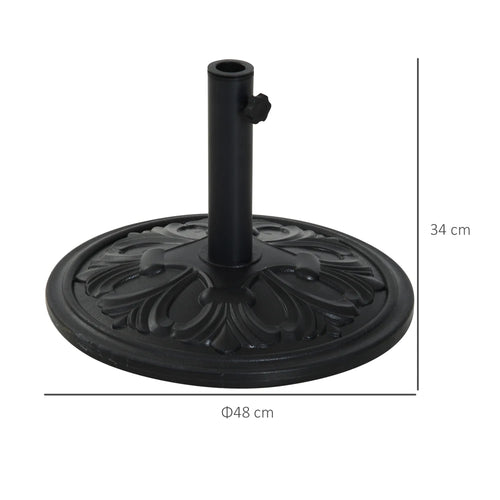 13 kg Ronde Parasolvoet - 
Gratis verzending in Nederland