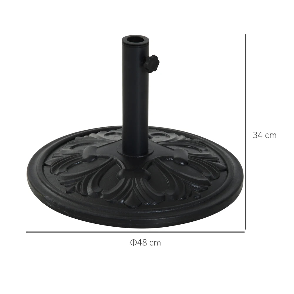 13 kg Ronde Parasolvoet - 
Gratis verzending in Nederland