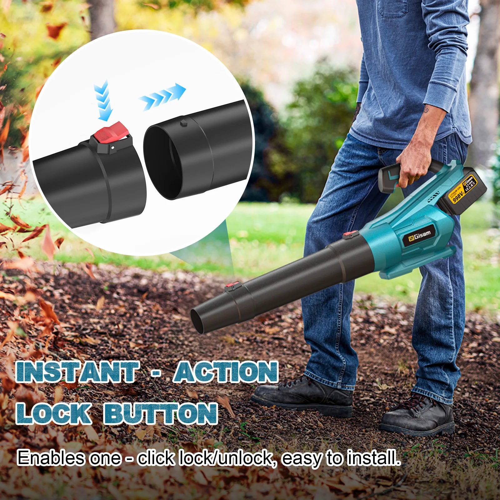 2000W Accu Bladblazer - Makita 18V Compatibel - 
Gratis verzending in Nederland