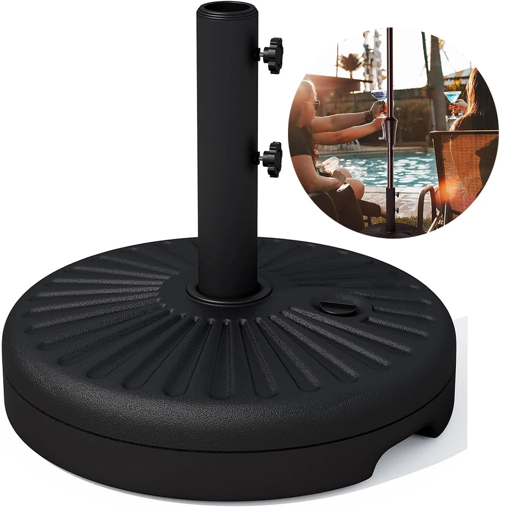 22L Parasolvoet – Vulbare Patio Umbrella Stand voor Buitenparasols - 
Gratis verzending in Nederland