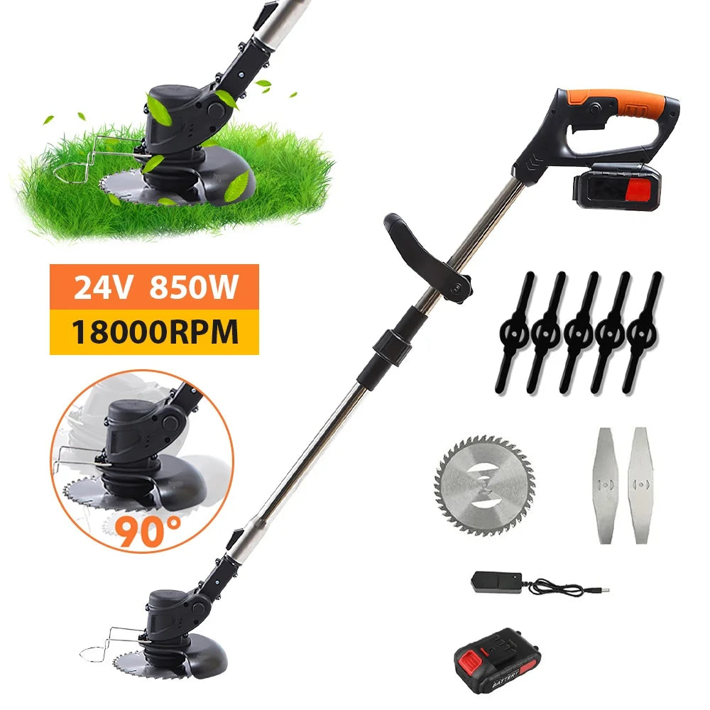 850W Accu Grastrimmer – Elektrische Grasmaaier voor Tuin en Gazon (Makita Accu Compatibel) - 
Gratis verzending in Nederland