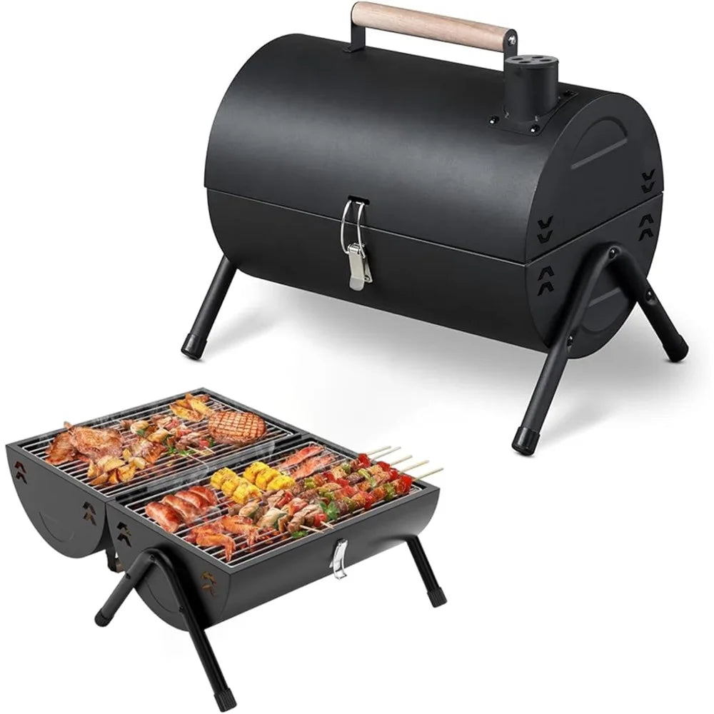 Rookloze 2-in-1 BBQ Grill – Draagbare Grill & Bakplaat voor Binnen en Buiten - 
Gratis verzending in Nederland