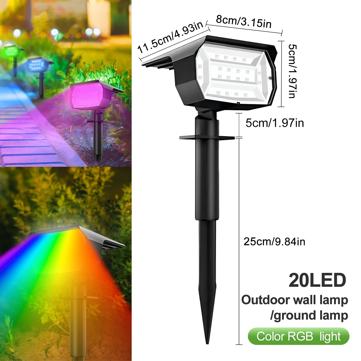 72/68 LED Solar Tuinspots - 
Gratis verzending in Nederland