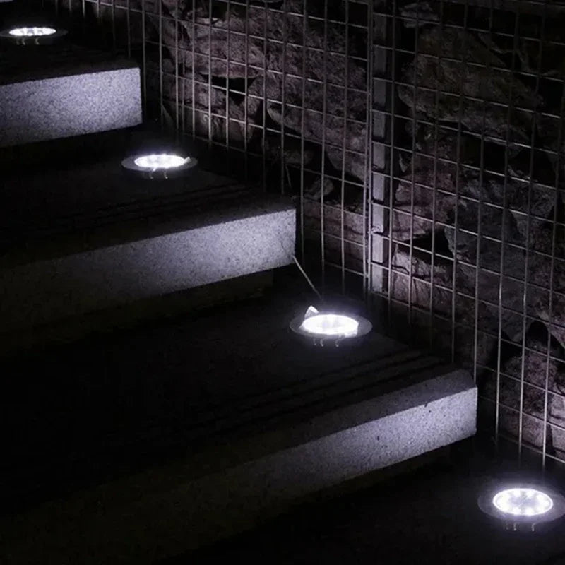 4/8 Stuks Solar Grondspots – 8/20 LED Buitenverlichting voor Tuin en Pad - 
Gratis verzending in Nederland