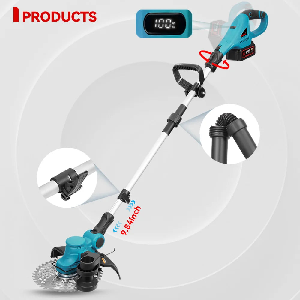 ONEVAN 9 inch Accu Grastrimmer - Gratis verzending in Nederland