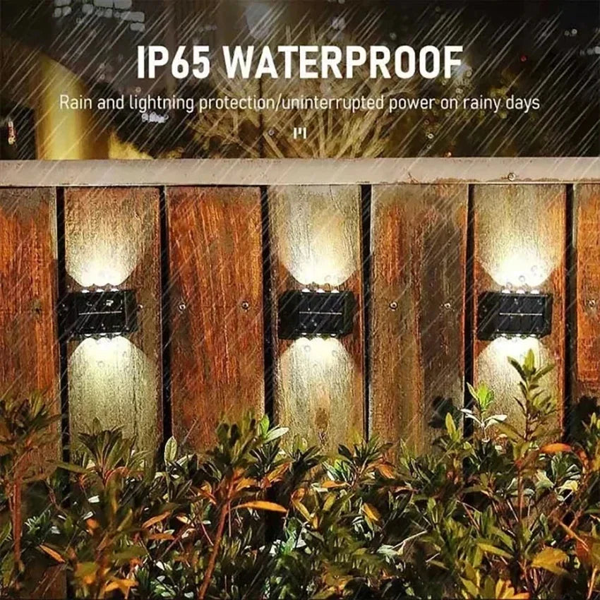 12 LED Solar Wandlamp – Waterdichte Tuinverlichting voor Buiten - 
Gratis verzending in Nederland