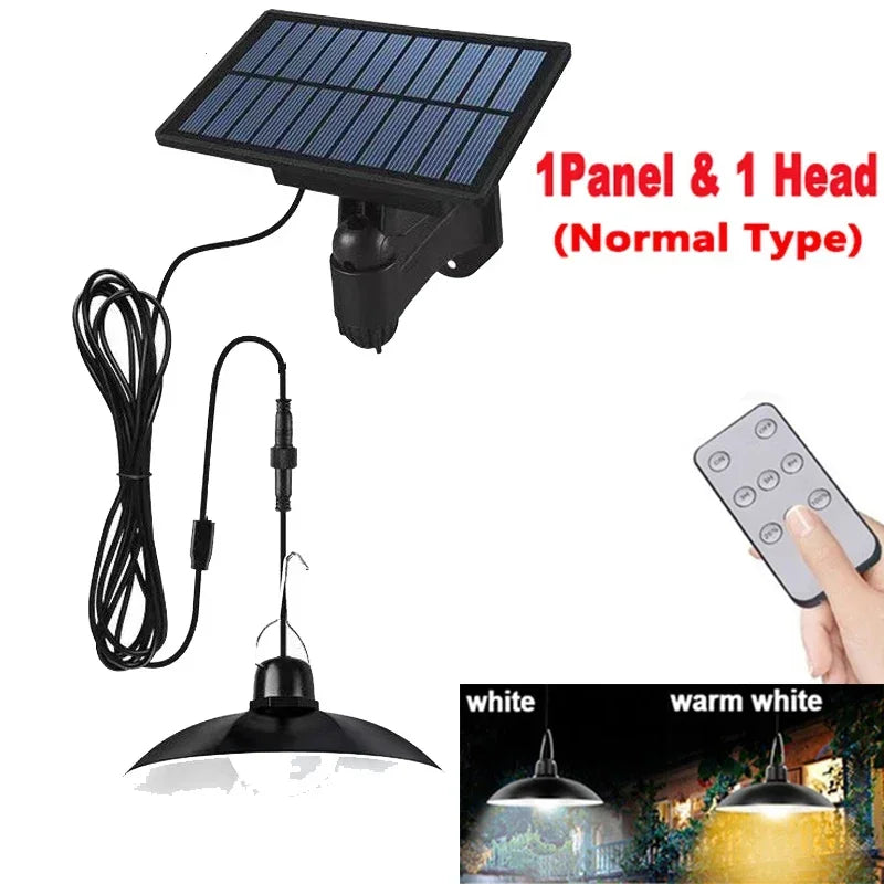 Solar Hanglamp Buiten – Waterdichte Dubbele LED Lamp op Zonne-energie - 
Gratis verzending in Nederland