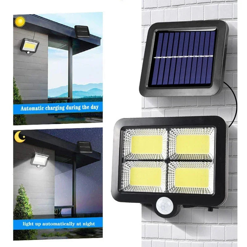 COB Solar Wandlamp met Bewegingssensor -
Gratis verzending in Nederland