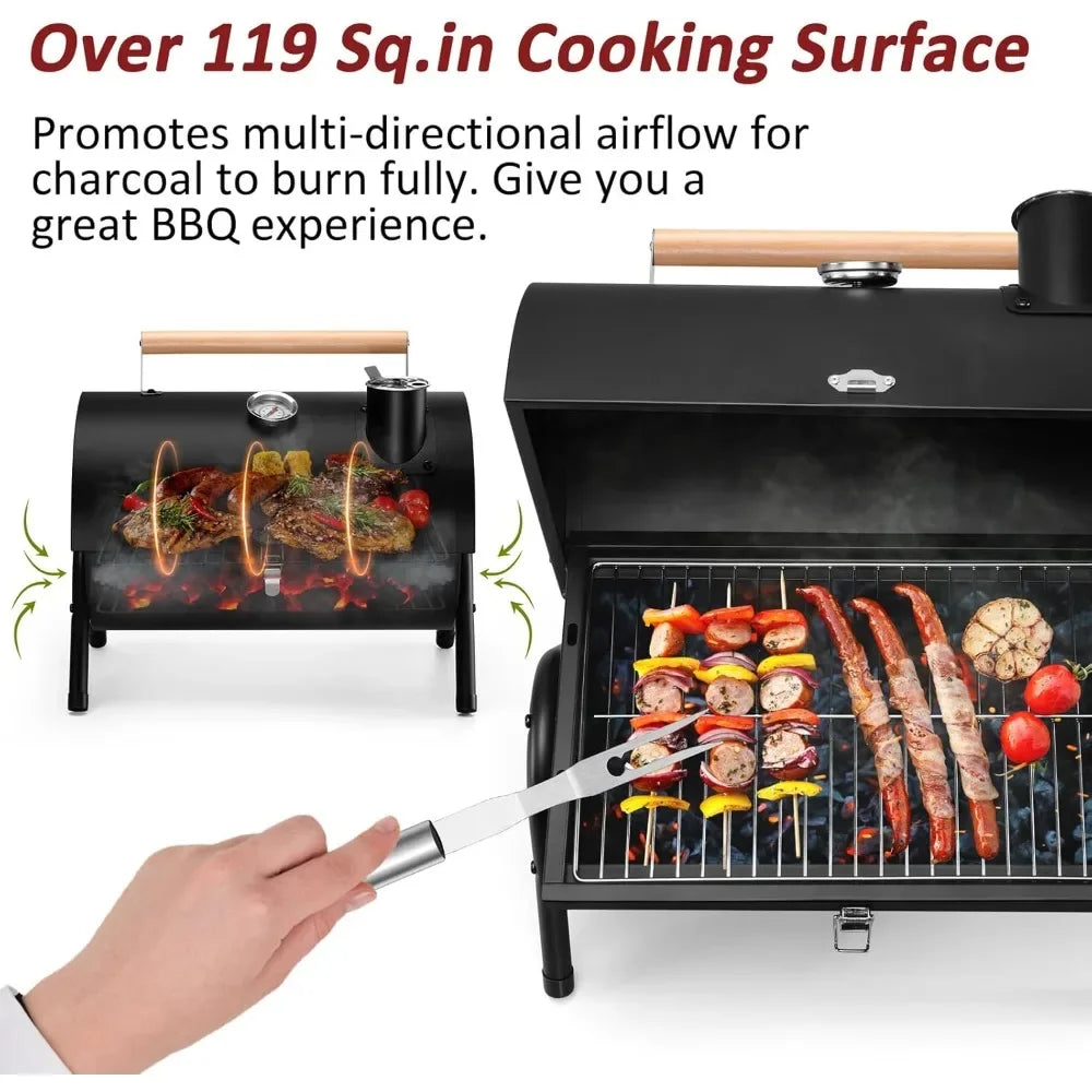 Rookloze 2-in-1 BBQ Grill – Draagbare Grill & Bakplaat voor Binnen en Buiten - 
Gratis verzending in Nederland