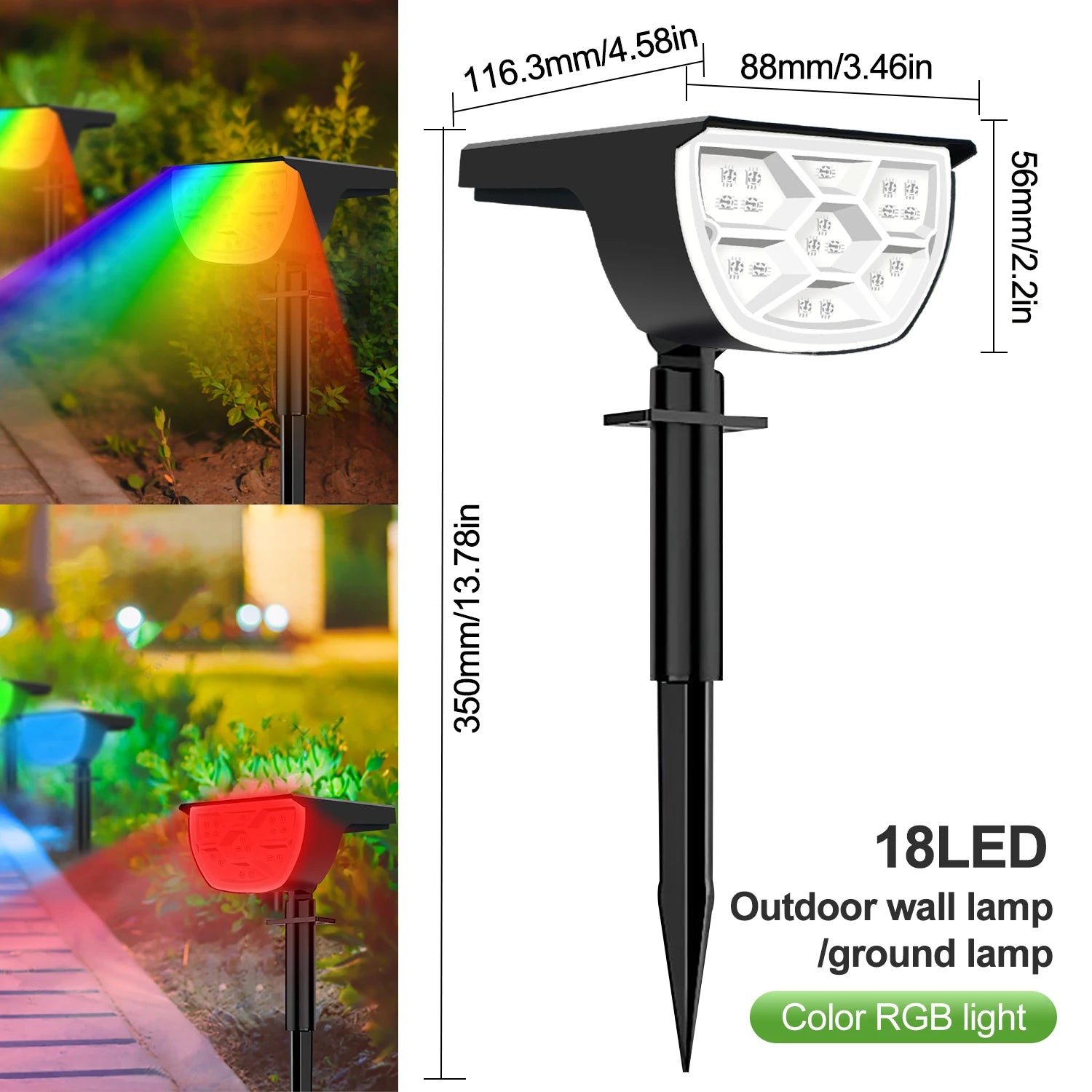 72/68 LED Solar Tuinspots - 
Gratis verzending in Nederland